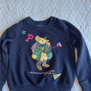 Polo by Ralph Lauren Kids Navy Sweatshirt with Polo Bear size S (7)